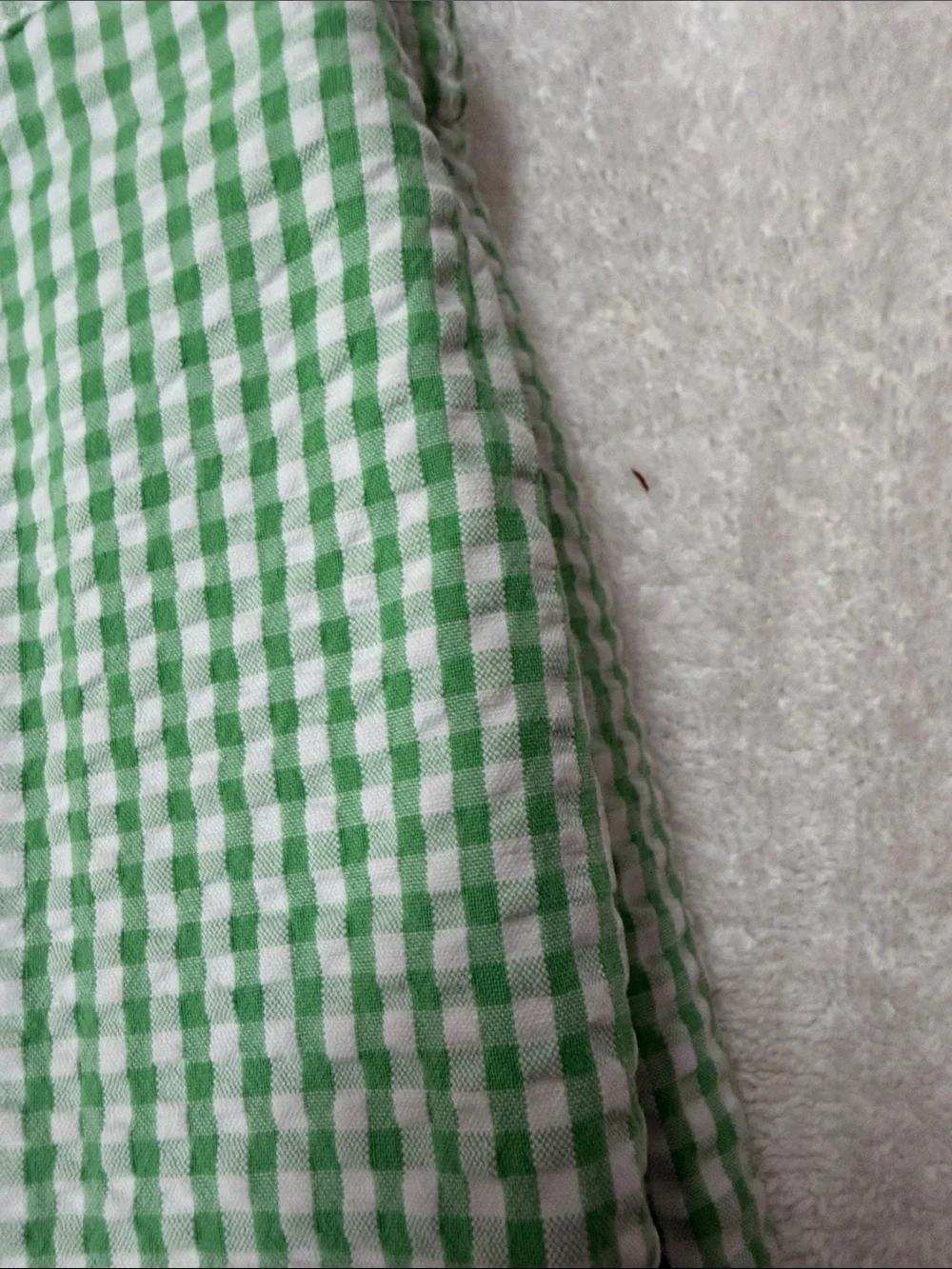 Vineyard Vines Mint Green Gingham Flat-Front Shorts